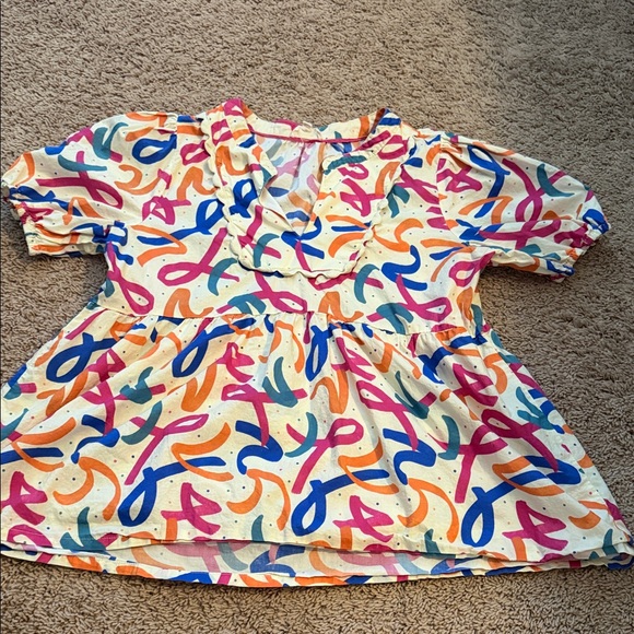 Umgee Tops - Umgee Multicolor Abstract Blouse